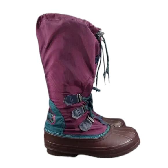 Sorel Boots Womens 6 Snow Winter Tall Retro Freestyle Waterproof Active Lace Up - Picture 1 of 15